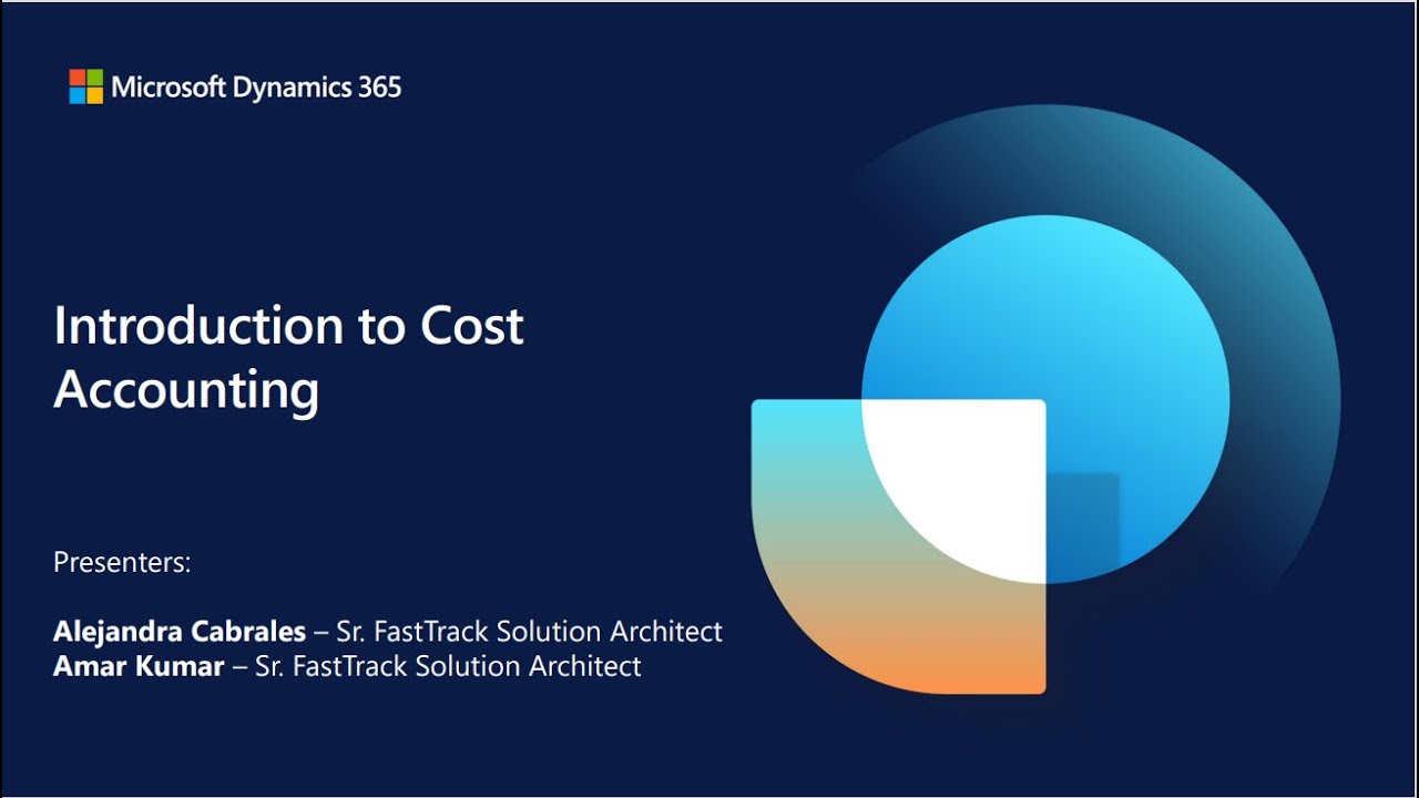 Cost Accounting Part 1 - Overview  - TechTalk