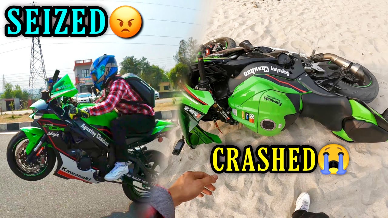 Apni Superbike Zx10r Ka Accident Ho Gaya 😭💔  Raptor Pe Tagri Wali Wheelies 😱 Police Ki Dadagiri🤬