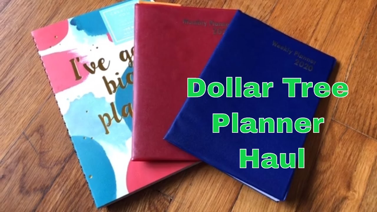 Dollar Tree Planner Haul 2020