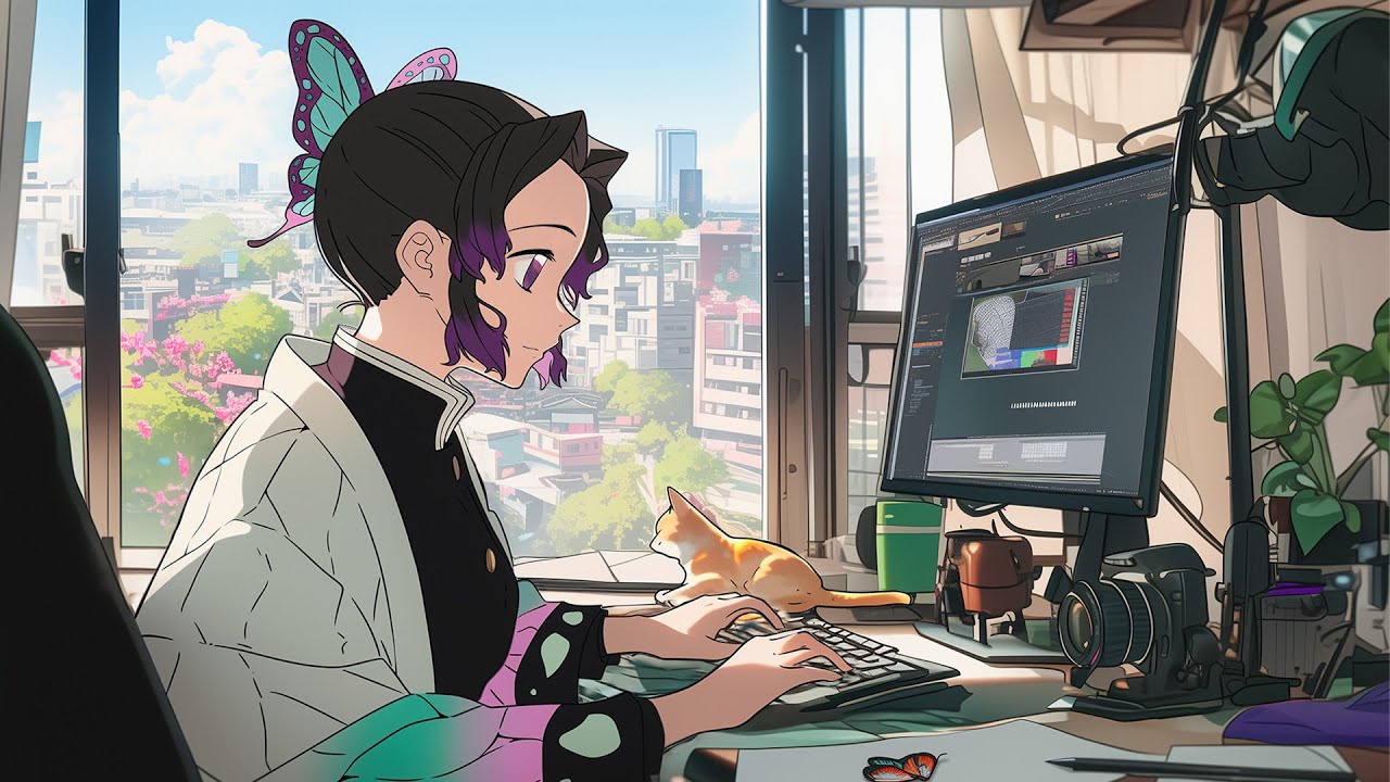 Demon Slayer lofi  🌿  Anime lofi hip hop mix -  Music to Help You Study & Sleep Better