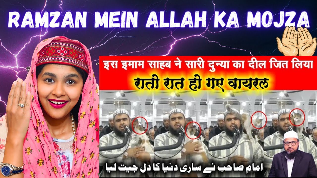 Masjid's Imam Won Millions Of Hearts | Imam & Cat Viral video | Indian Reaction On Miftahi Channel