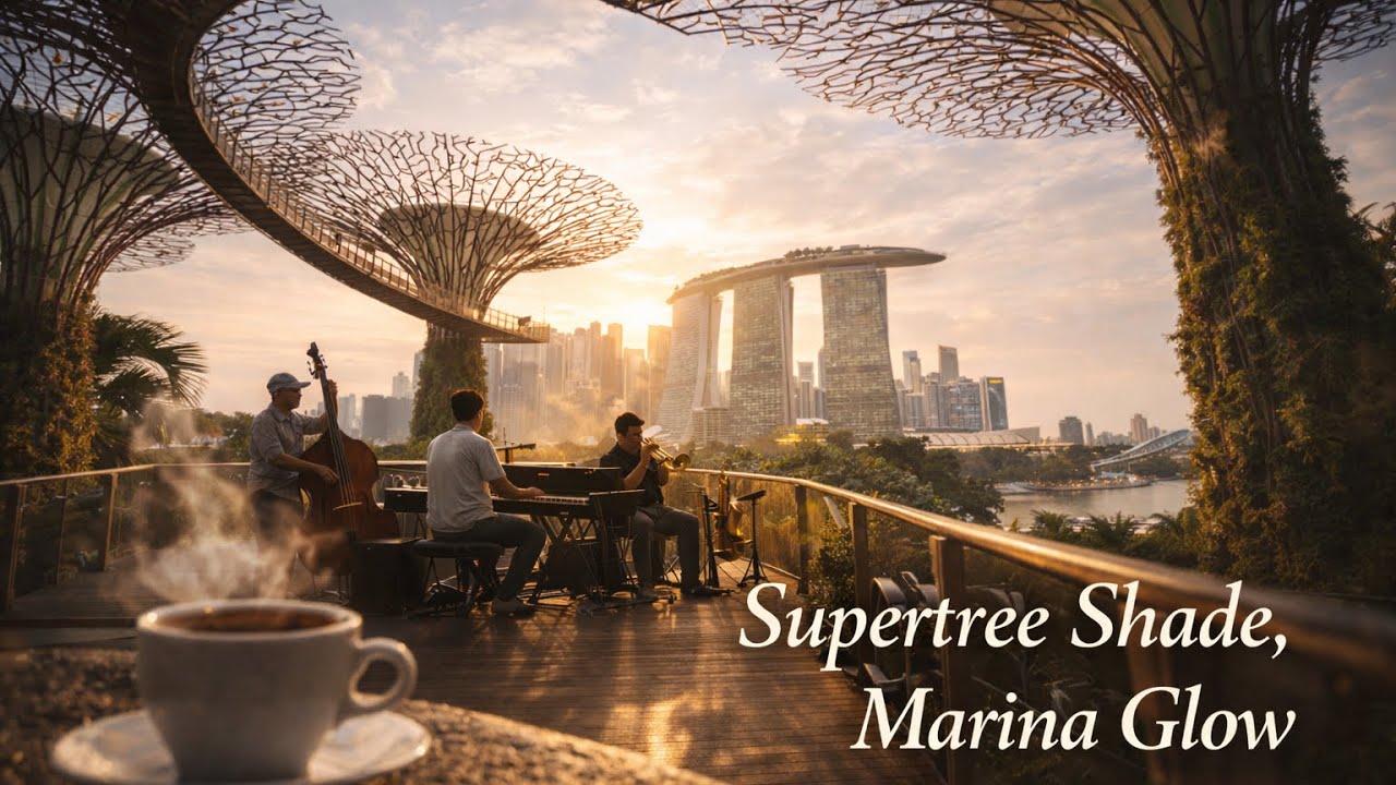 【シンガポール チルホップビッグバンド】Supertree Shade, Marina Glow｜SINGAPORE CHILLHOP BIG BAND WALK