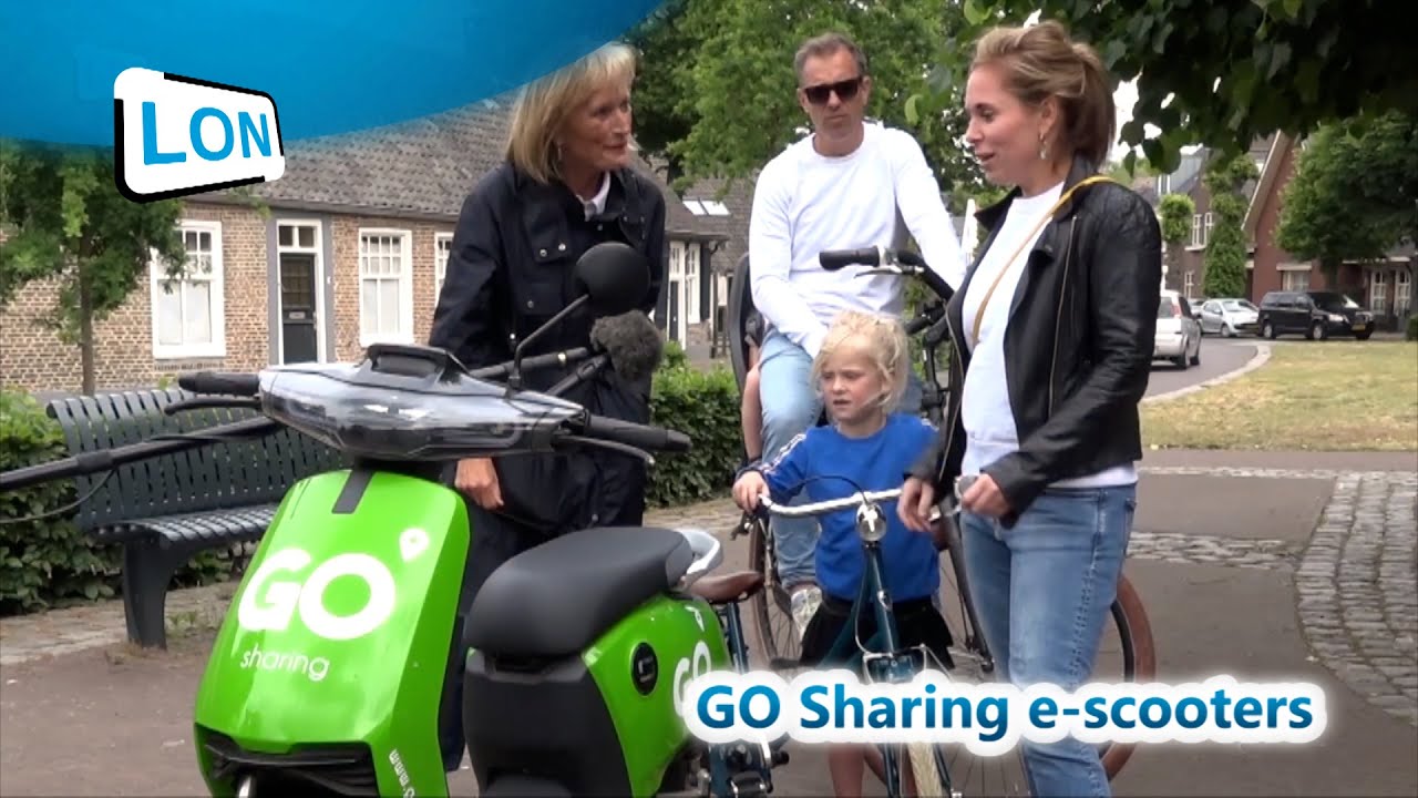 GO Sharing e-scooters in Nuenen