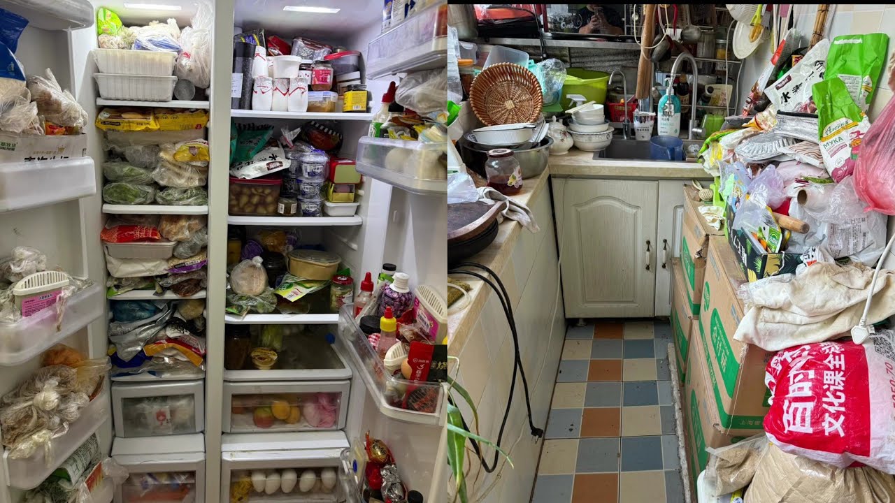 Decluttering Grandma’s Kitchen | Letting Go of Years of Food Hoarding🫣 Minimalist Kitchen Journey