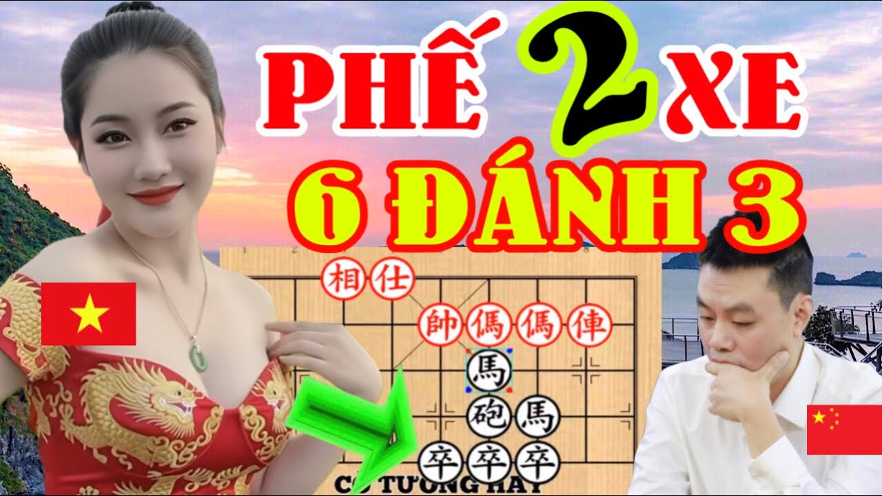 🔴Vừa Vô Chưa Nóng Đít Em Phế 2 Xe, 6 Quân Đánh 3, Xem Là Ghiền [Cờ Tướng Hay]