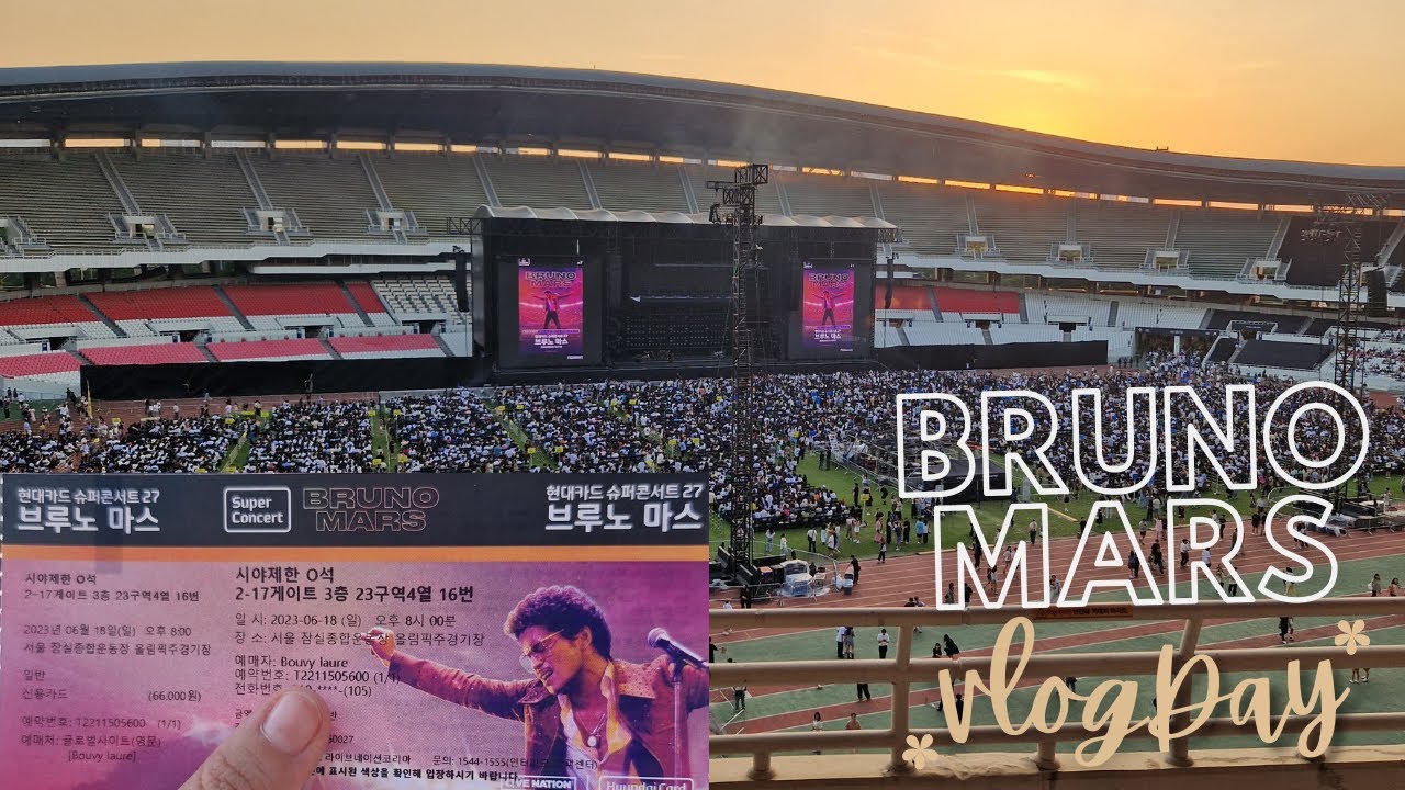 🇰🇷 SeoulVlog - BRUNO MARS Concert - 20230618