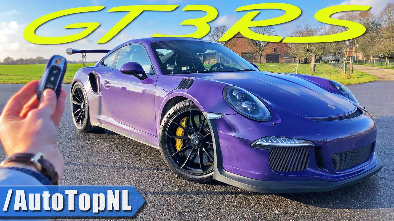 PORSCHE 911 991 GT3 RS REVIEW 300km/h on AUTOBAHN (NO SPEED LIMIT) by AutoTopNL