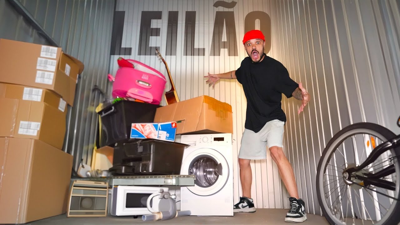 ABRINDO STORAGE DE LEIL&Atilde;O pra ver se tem algo de valor