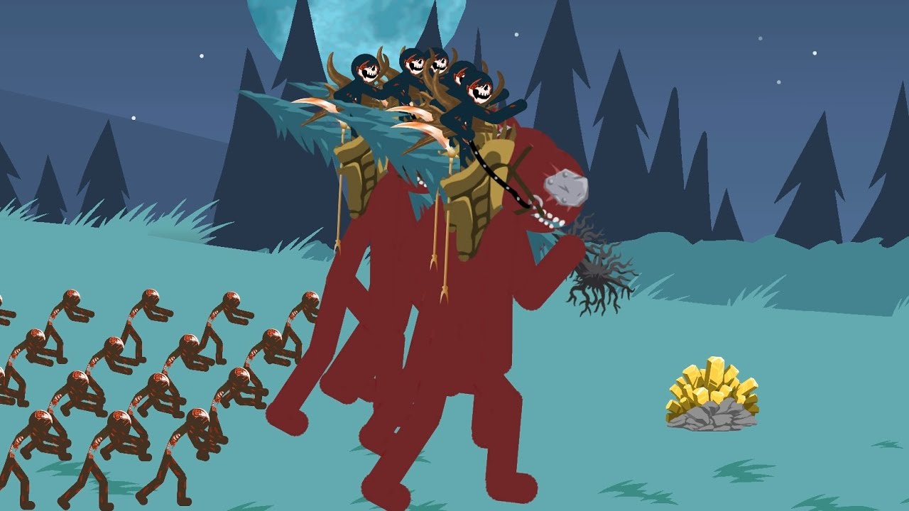 Stick war legacy da zombi modunda 5 tane kai rider çağırdım!