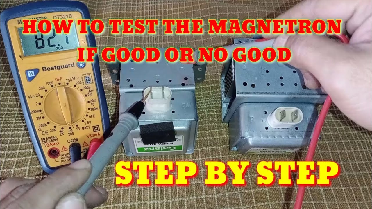 paano ba natin malalaman ang isang magetron kung sira ba or hindi !!!!