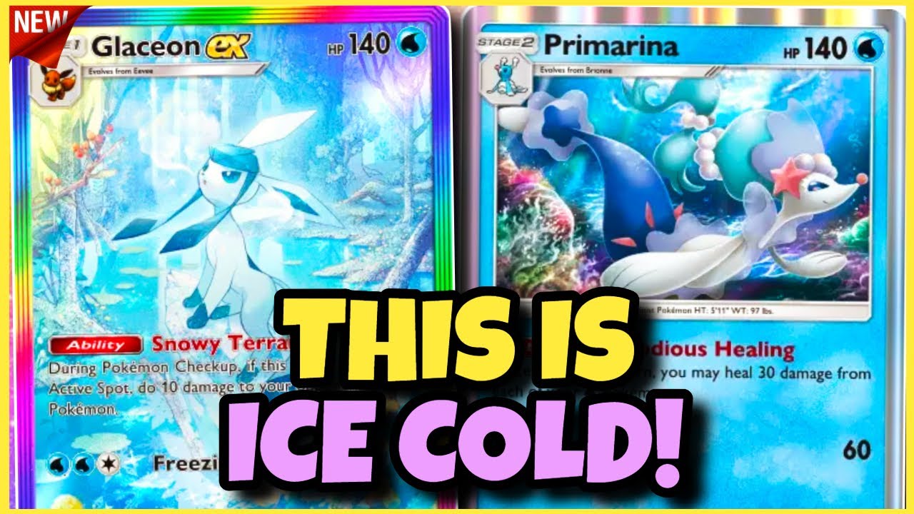 This Glaceon ex & Primarina Deck FREEZES the Competition! | Pokémon TCG Pocket!