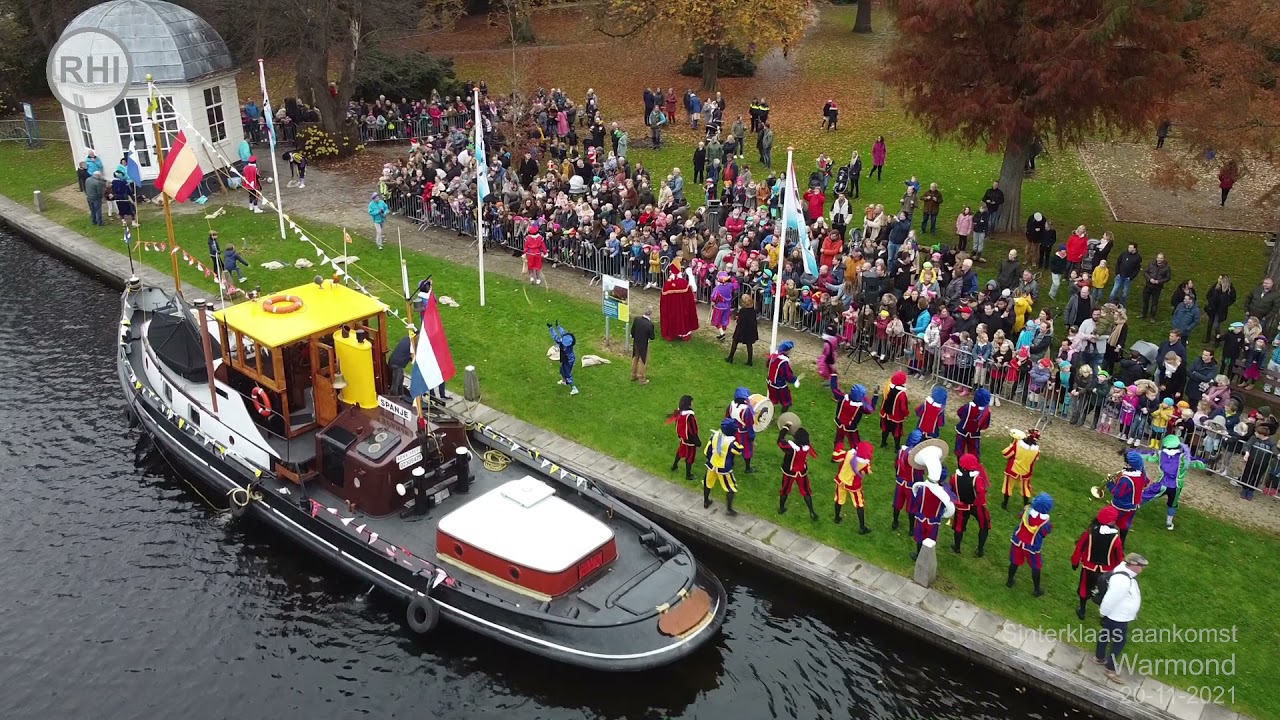 Warmond - Sinterklaas aankomst per schip - 2021