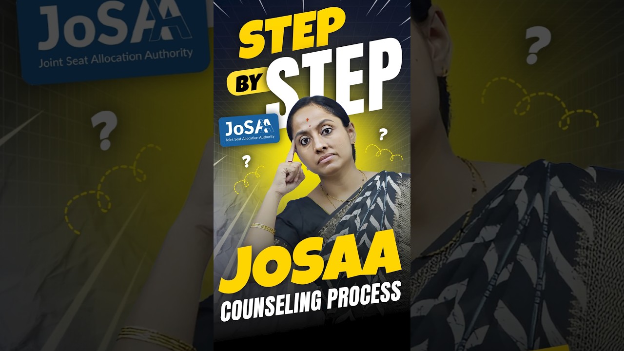 JOSAA Counselling Step by Step Process - Must Watch #vedantutelugu #jeecounselling