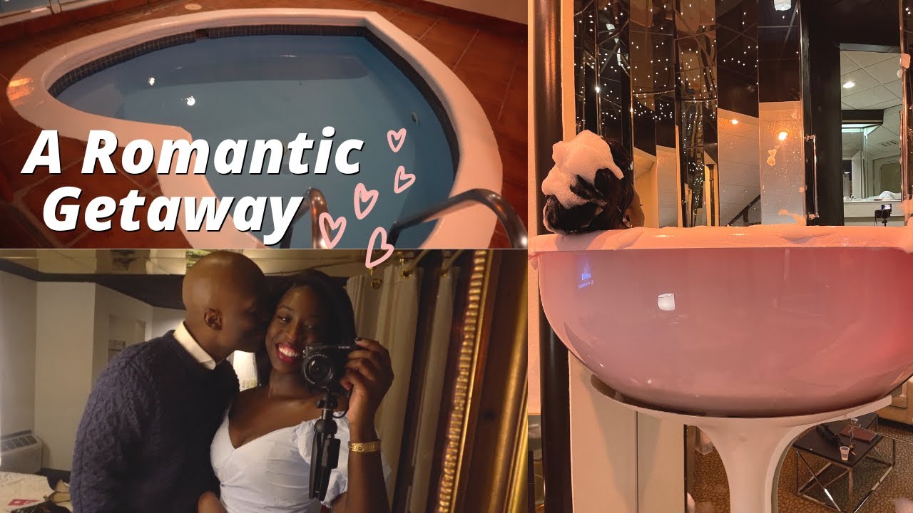 Soaking in the world's only 7 foot champagne glass jacuzzi! *so romantic*