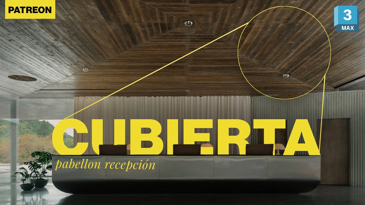 3ds Max para Arquitectos: Cómo Modelar un Techo de Listones de Madera  en Minutos⭐