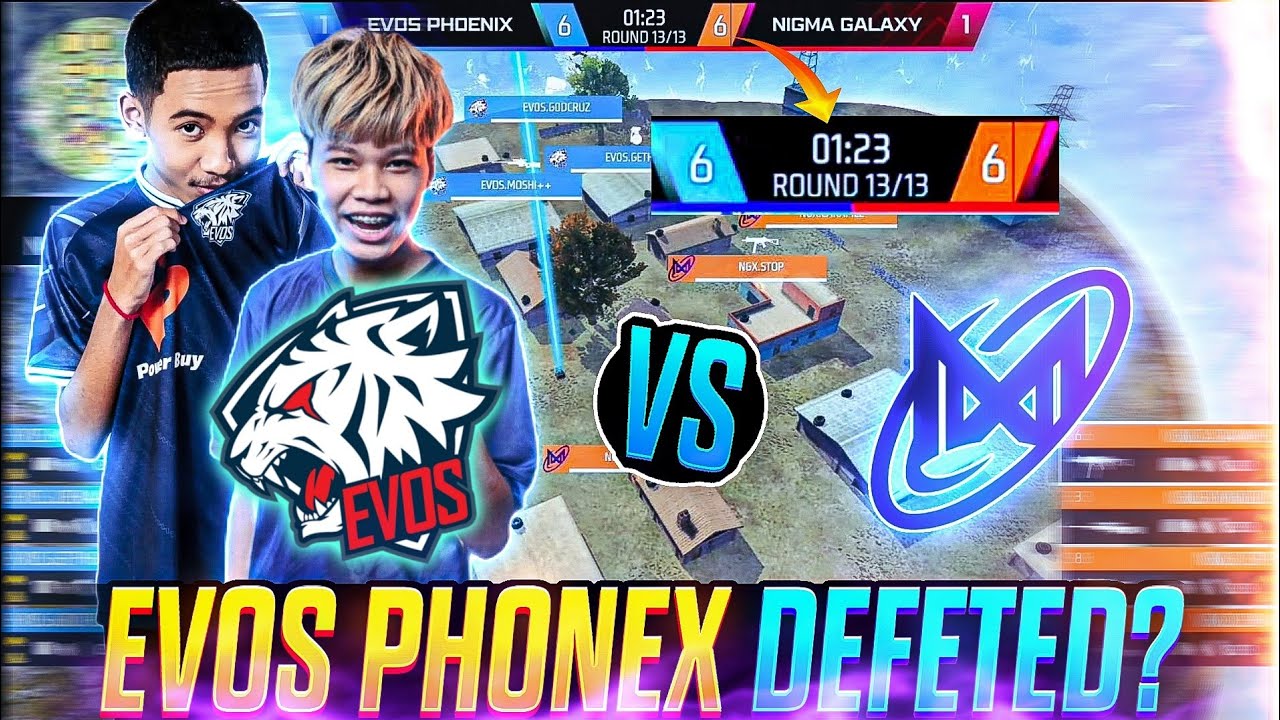 EVOS PHOENIX vs NIGMA GALAXY (4v4) DANGEROUS FIGHT BETWEEN THIS TWO ELITES. garena free fire