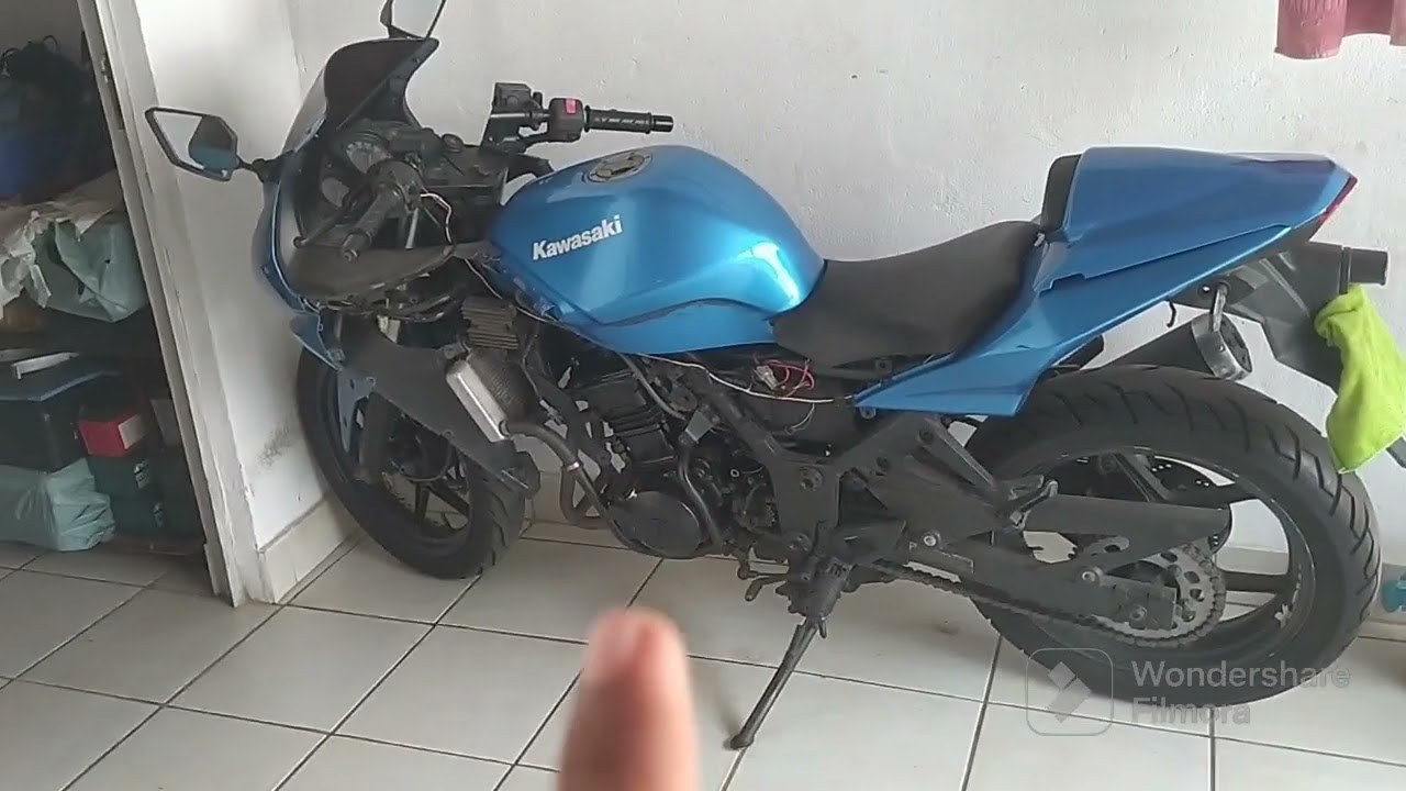 KAWASAKI NINJA 250R COM BIELA DE TITAN 150😱 SERÁ QUE DA CERTO