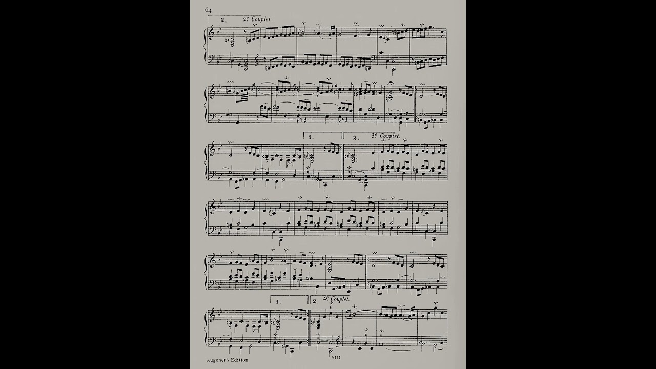 François Couperin: La Favorite (quicker tempo) on harpsichord #couperin #harpsichord #clavecin