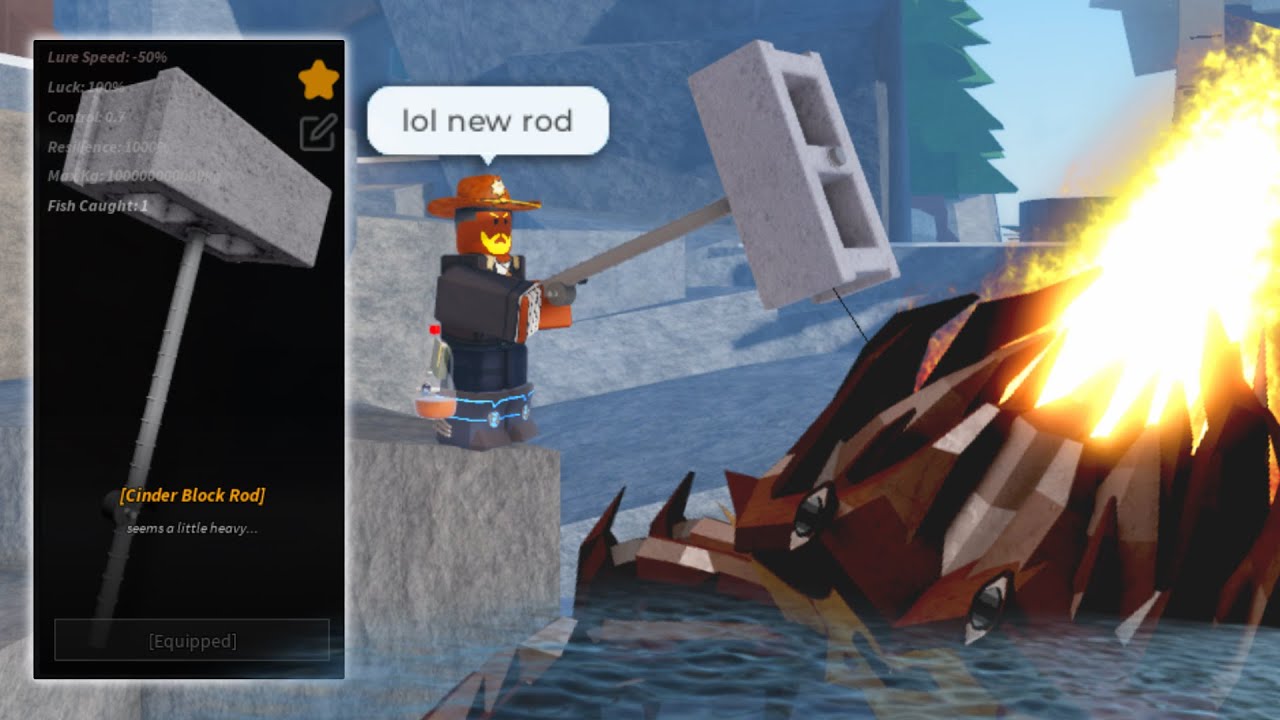 Nowa WĘDKA POZIOMU ​​1500 I NOWY ASHCLAW w FISCH Roblox...