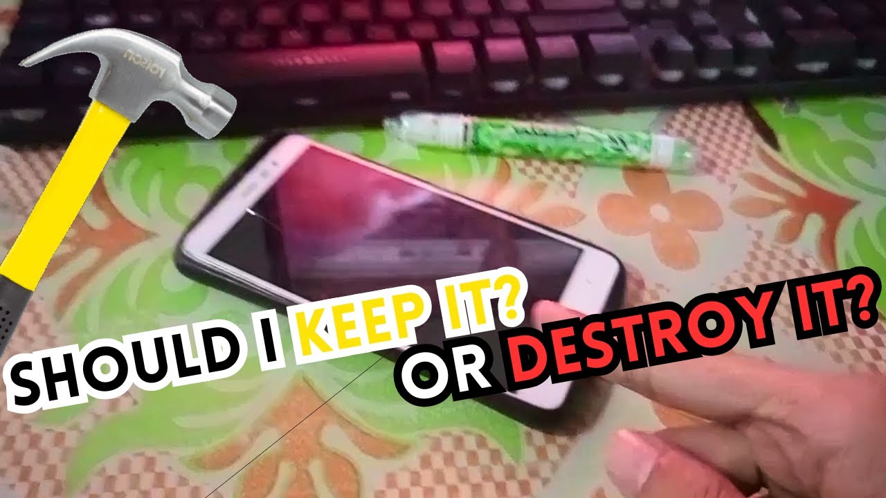 One thing i have to say is... Should i Keep it? or Destroy it?