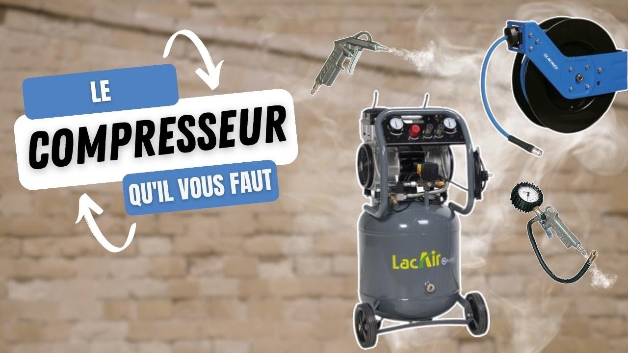 Compresseur silencieux SILENT 12/40 V SH - LACME - La pause café de BichonTV