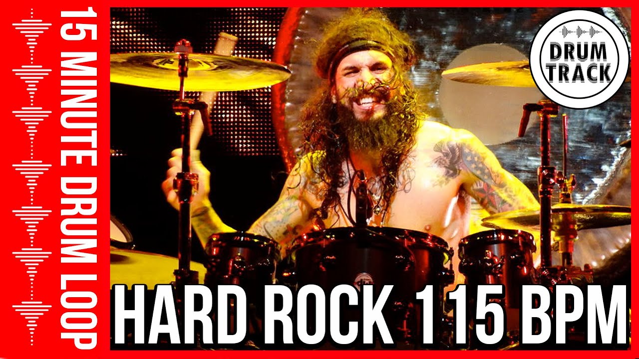 Drum Beat 115 bpm - Groove Drum Track 115 BPM HARD ROCK | Batería 115 BPM HARD ROCK