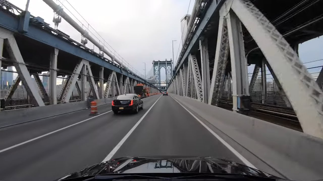⁴ᴷ⁶⁰ NYC State of Emergency : Rockaway to Chinatown, Manhattan via Flatbush Ave (April 2, 2020)