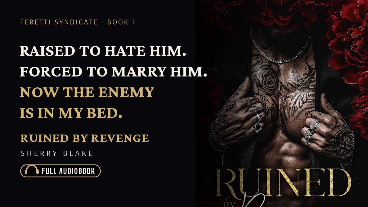 The Best New Full Enemies to Lovers Mafia Romance Full Audiobook Ruined by Revenge by Sherry Blake!