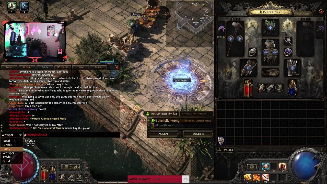 Bell Shatter Monk Mapping