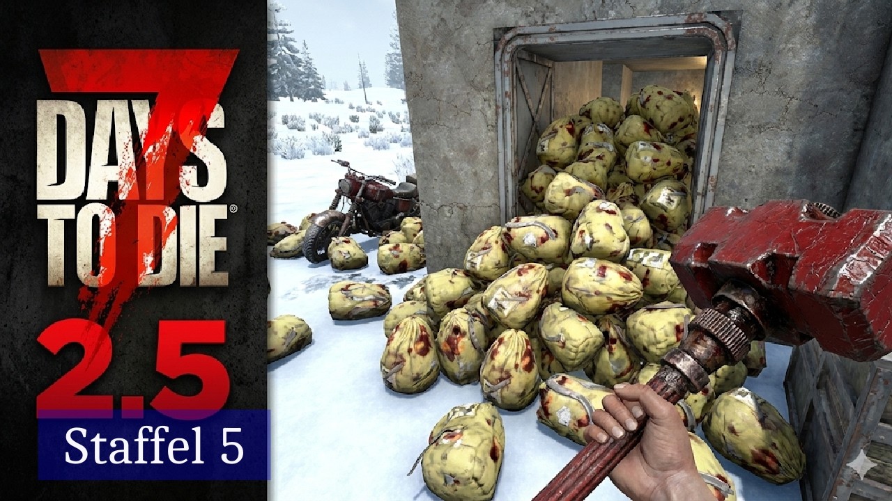 S05E031 - Wanderhorde besiegt = Base verstopft | 7 Days 2.5 | Linux Gaming