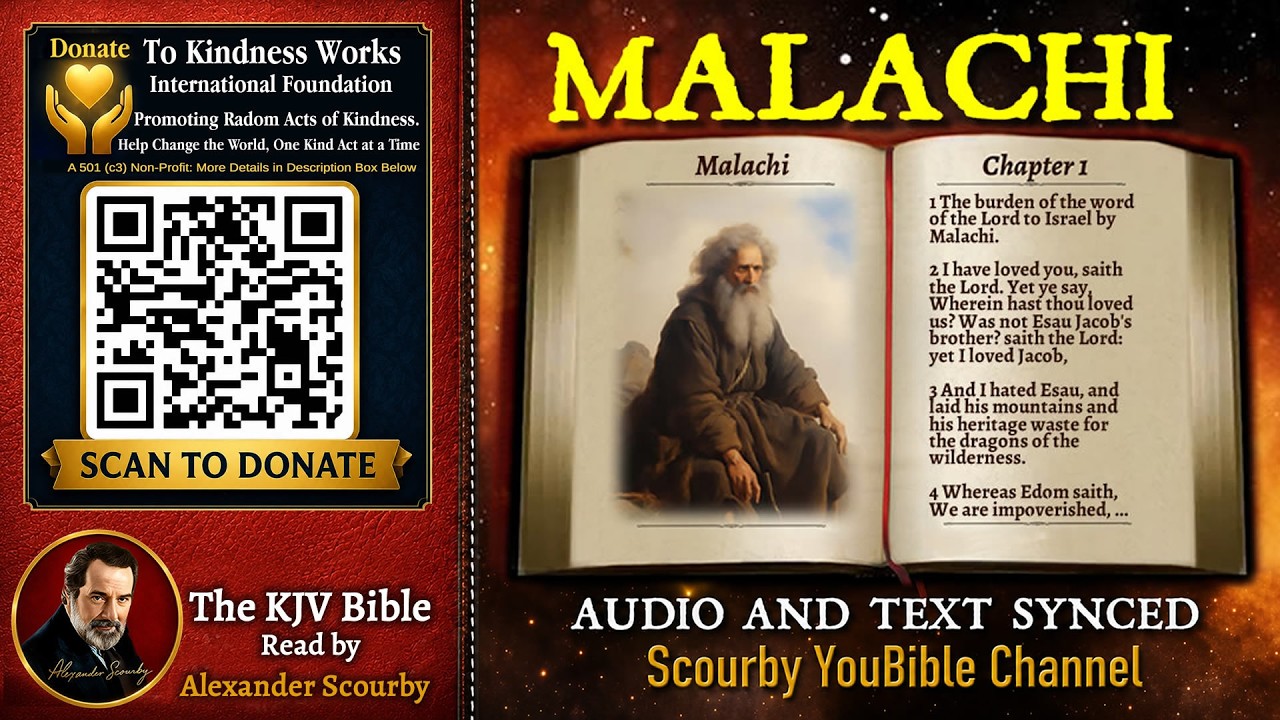 39 | Book of Malachi | Read by Alexander Scourby | The GREATEST VOICE Ever Recorded!