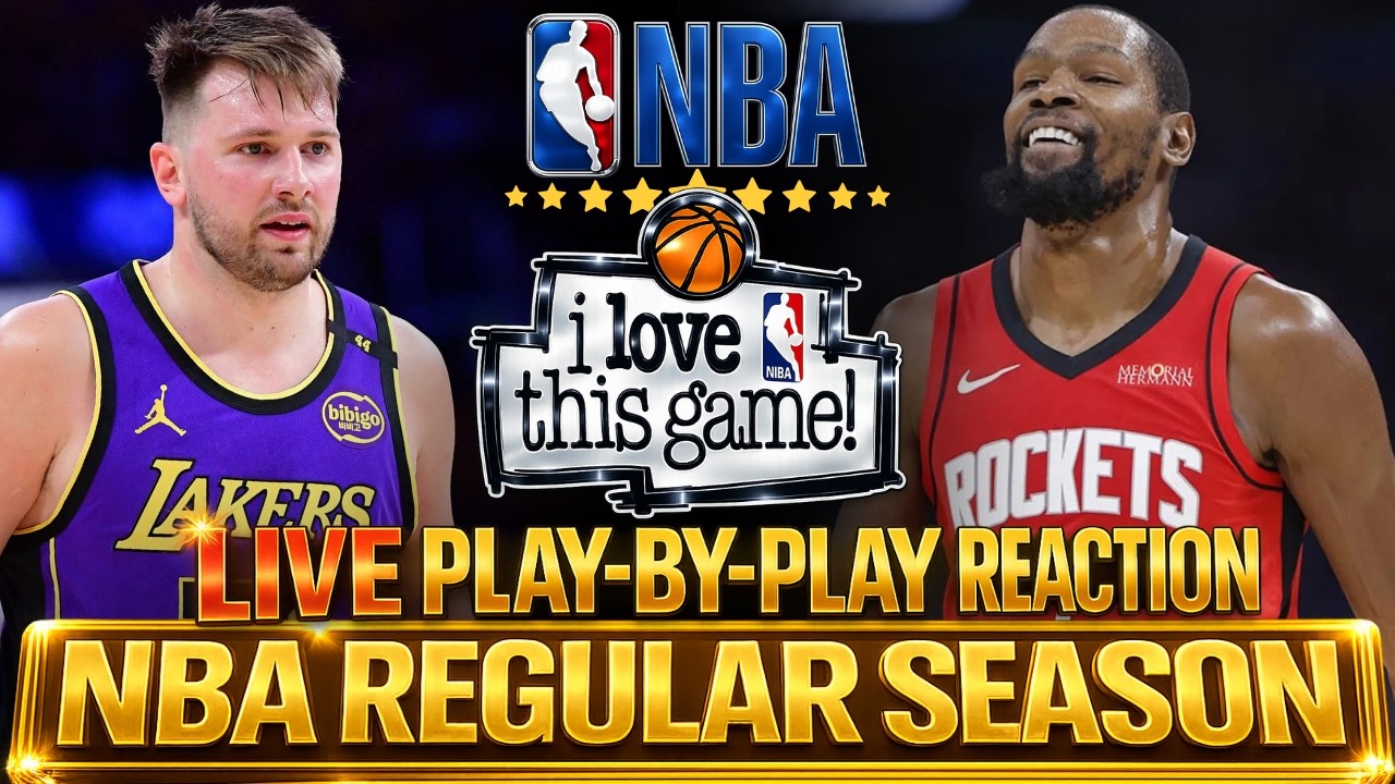 🔴LAKERS VS ROCKETS │ 2026 NBA REGULAR SEASON  Basketball Play-By-Play Reaction & Scoreboard
