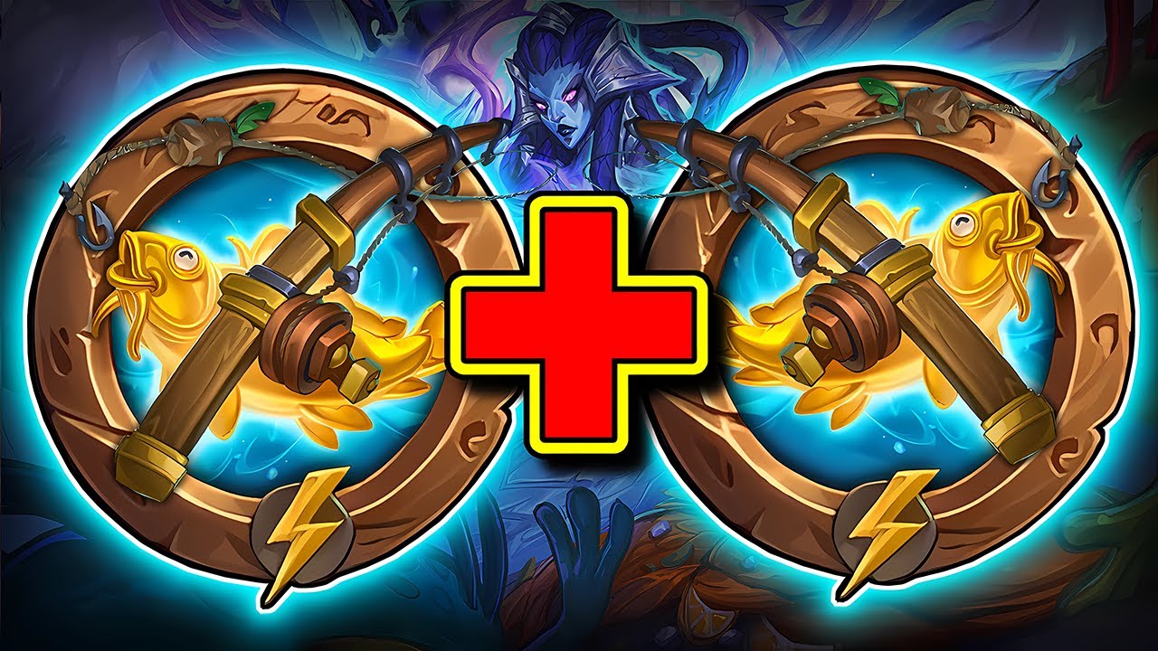 Insane Fishing Rod Luck Gives us a Crazy Board! | Hearthstone Battlegrounds