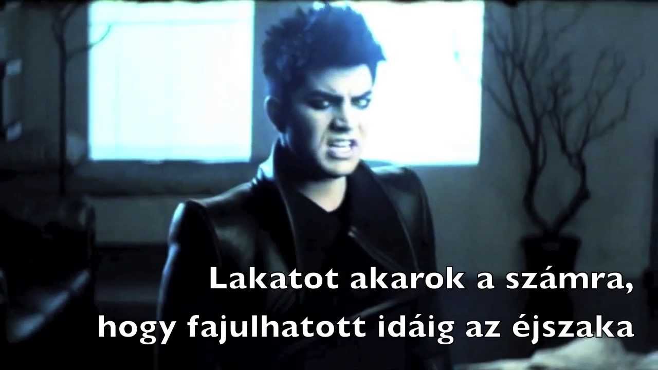 Adam Lambert Runnin' magyar szöveggel [Hungarian Subtitle]