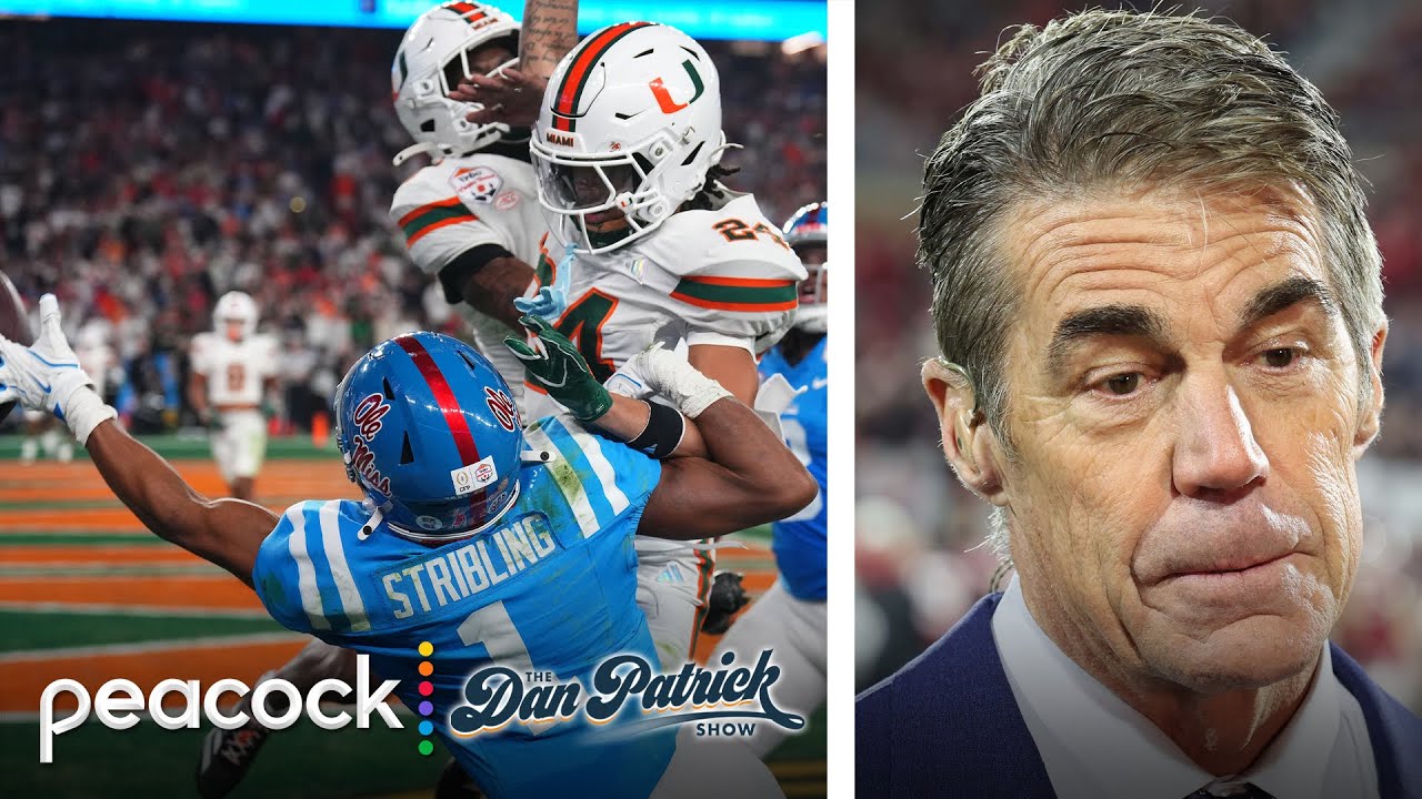 Did referees miss pass interference call on Miami? | Dan Patrick Show | NBC Sports
