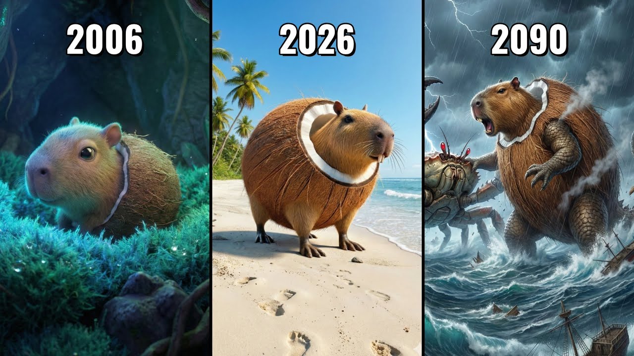 Evolution of Burbaloni Luliloli - Italian Brainrot