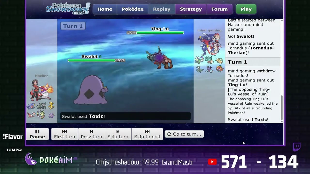 Pokeaim teaches the Power of Swalot in Draft