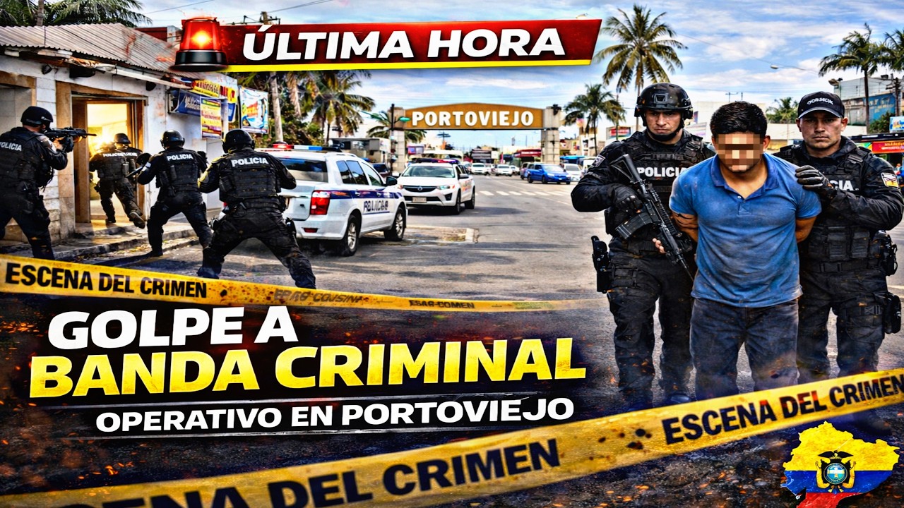 🚨 ÚLTIMA HORA: Golpe a estructura criminal en Portoviejo descubren varias evidencias alarmantes