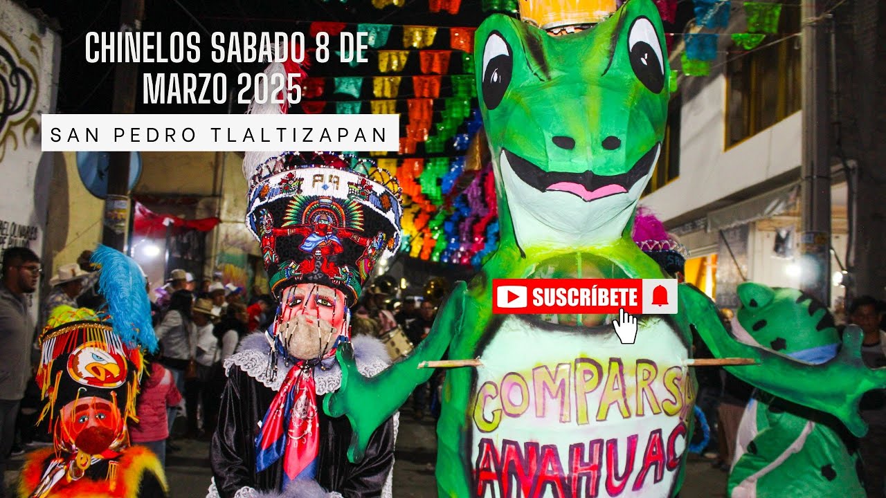 San pedro Tlaltizapán comparsa Anahuac 08 de Marzo 2025