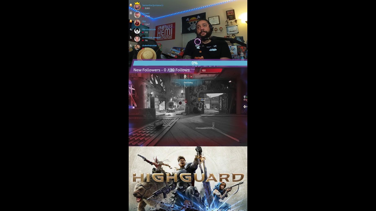 Highguard Night Stream! (Portrait)