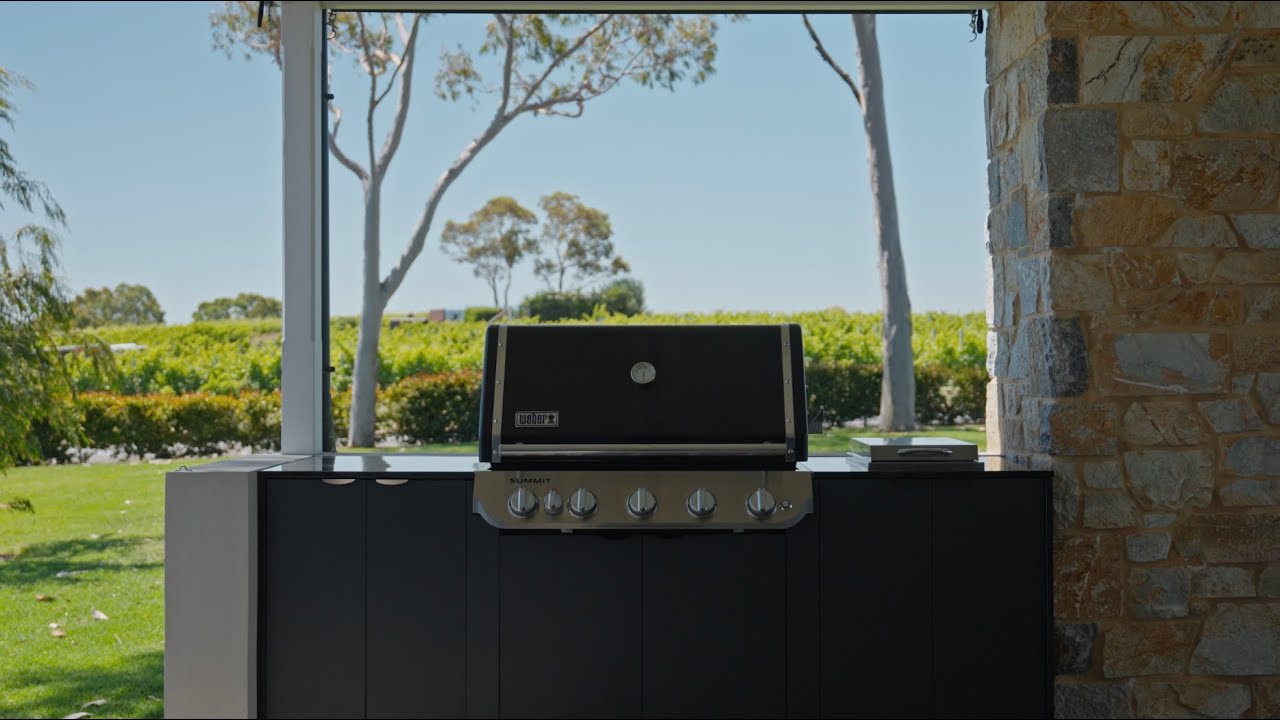 Weber Outdoor Kitchen Installation 