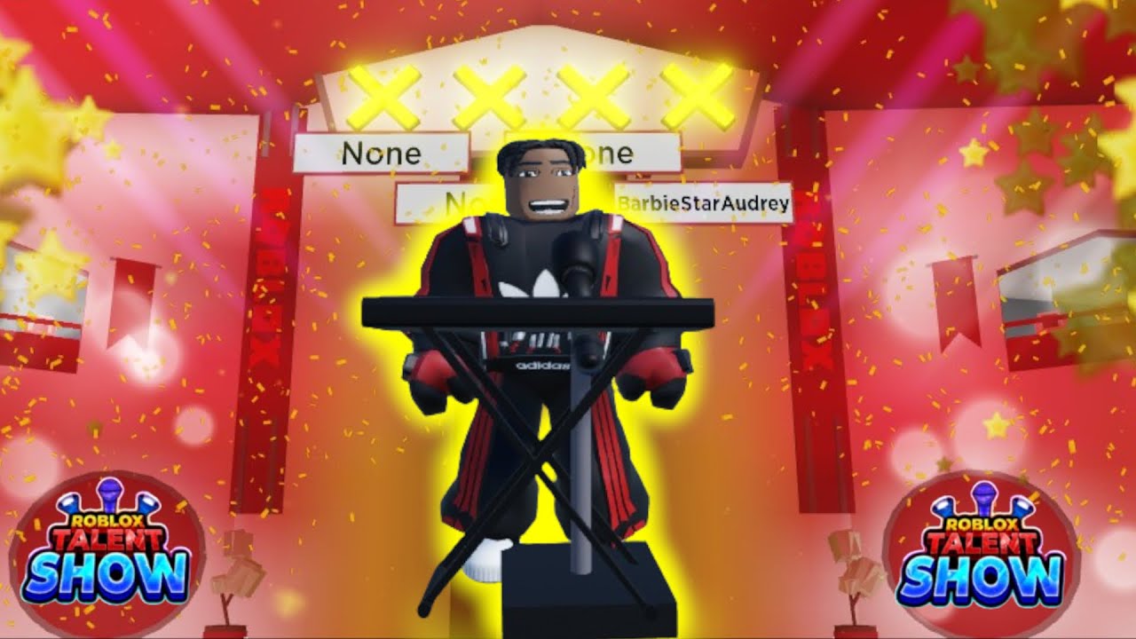 singing on Roblox Got Talent voice chat 🎤🎹