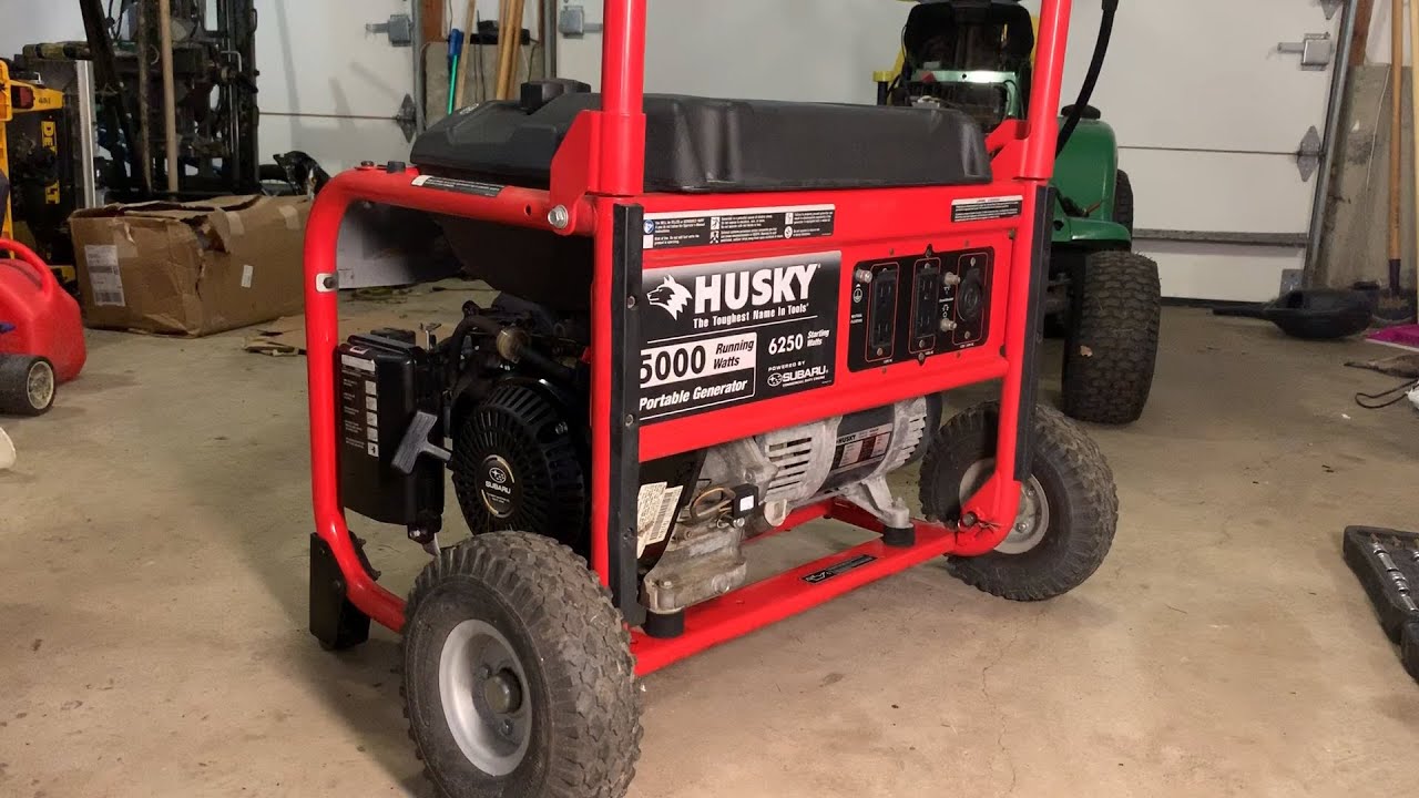 Husky Generator Not Starting Carburetor Cleaning and Repair