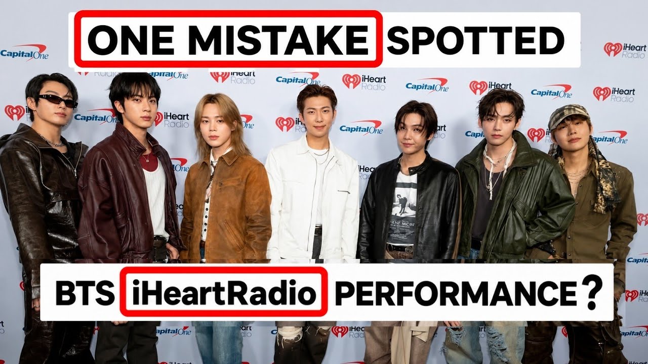 This ONE Mistake at BTS&rsquo; iHeartRadio Performance Had ARMY Talking?