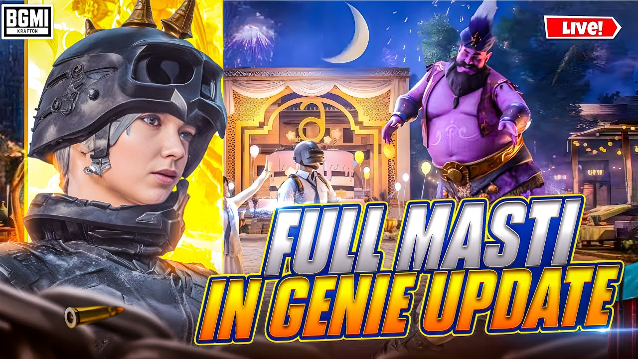 GENIE MODE IS BACK 😱| AAO ALADIN K MJE LEI🤩🤯| CUSTOM ROOMS | STREAM WITH @ZORAisLive #bgmi