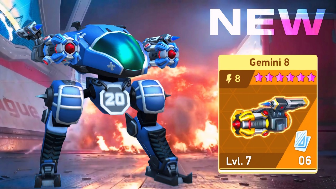 NEW WEAPON Gemini 8 with Lancer - Mech Arena