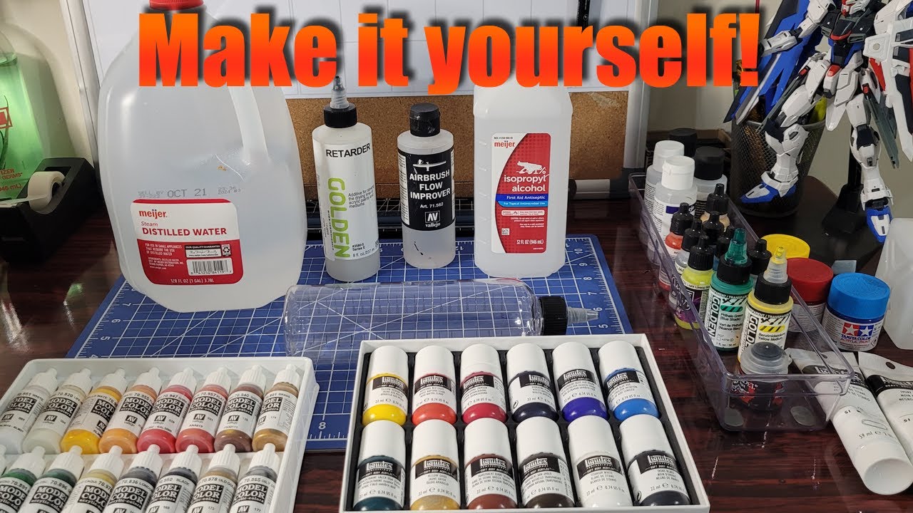 How to Make the Acrylic Version of Mr. Color Leveling Thinner