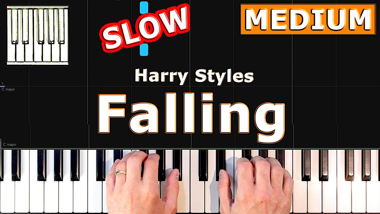 Harry Styles - Falling - Piano Tutorial Easy SLOW