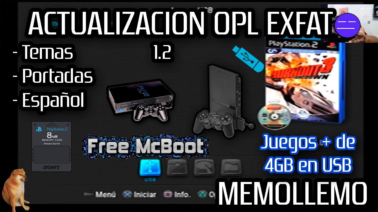 Nuevo OPL 1.2 Español | USB exFAT en PS2  |