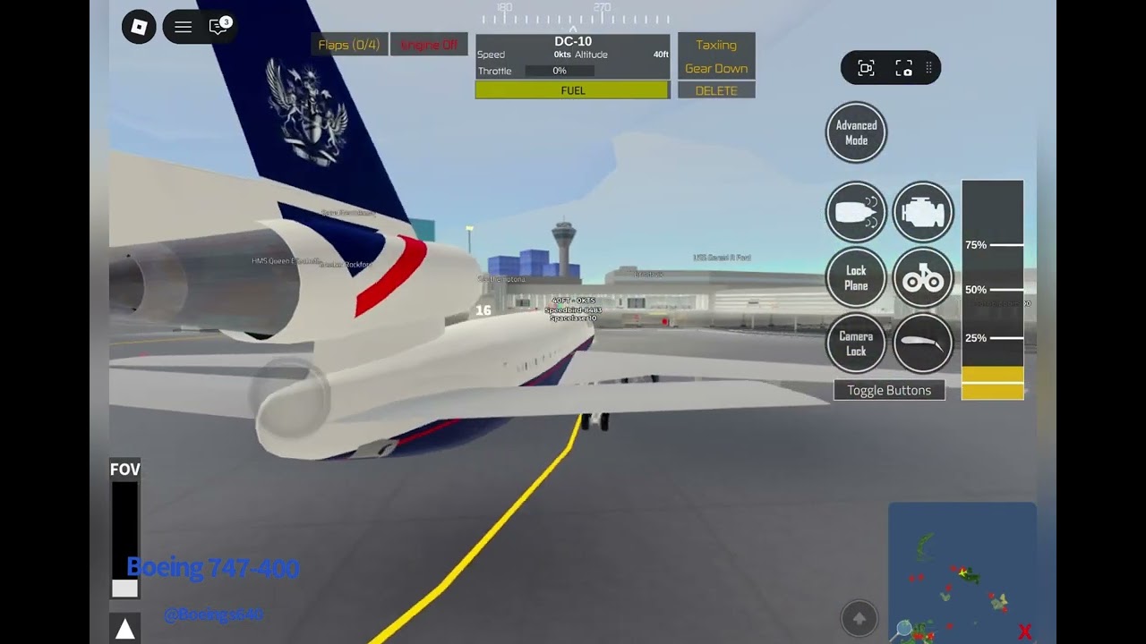 DC-10 and Perth update  (Roblox pilot training flight simulator)